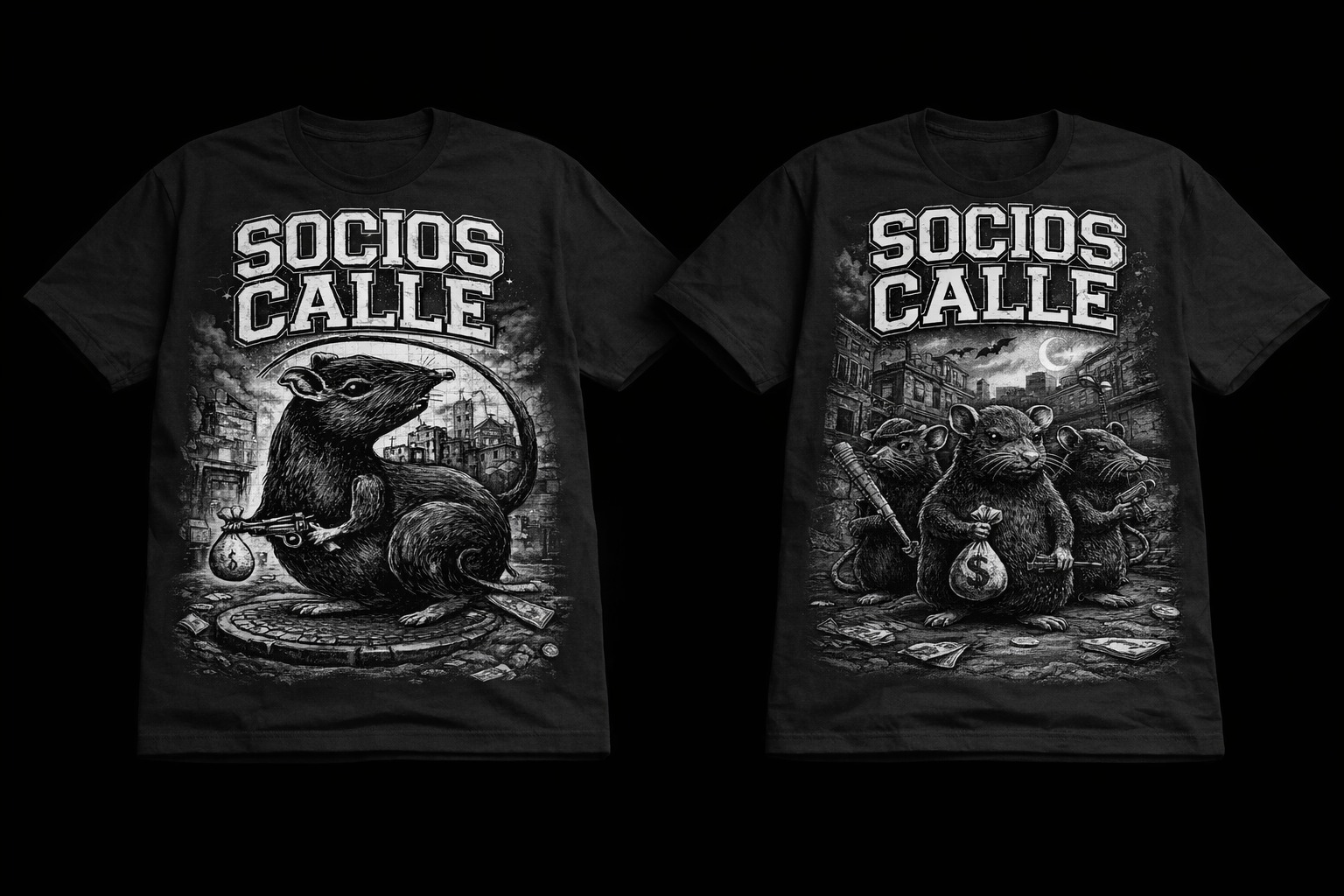 Camisetas La Rebelión Negra